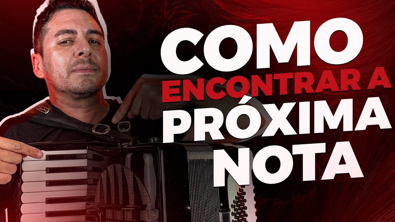 Como Encontrar a Próxima Nota/acorde no Acordeon - Aula de Acordeon