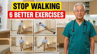 Older Adult Stop Walking - These 6 Exercises Work Better  Senior Health Tips