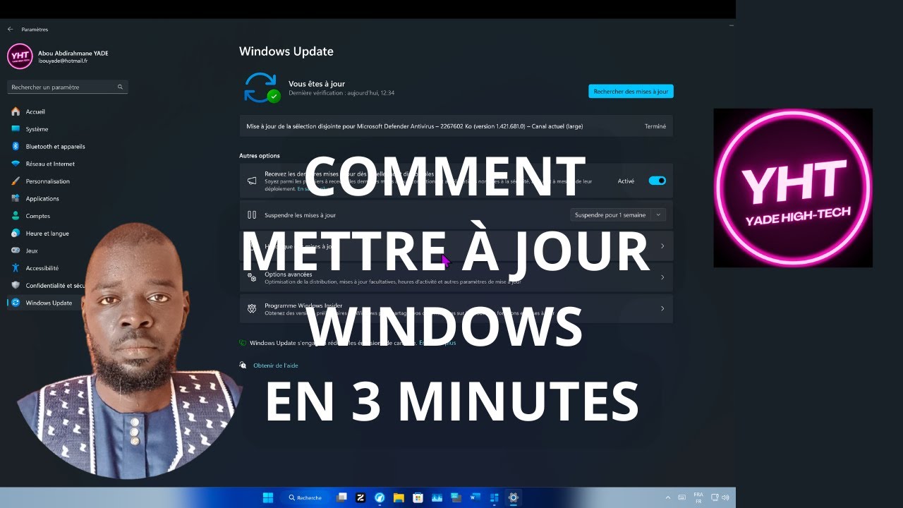 “🚀 Comment Mettre à Jour Windows Facilement avec Windows Update ! ✅”