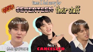 times I feel sorry for Seventeen's STAFF