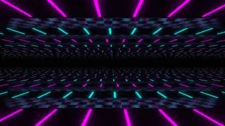 corridor of cyan and pink neon lines background 4k #vjloops, #yogabackround, #dj #nocopyrights