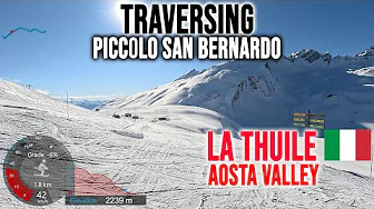 [4K] Skiing La Thuile, Piccolo San Bernardo - Traverse, Espace San Bernardo Italy, GoPro HERO13