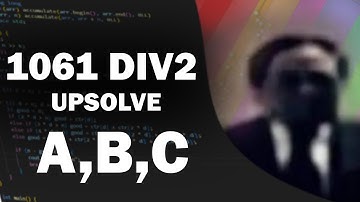 1061 DIV 2 Codeforces Upsolve بالعربي