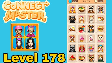 Connect master match puzzle level 178 solution walkthrough 