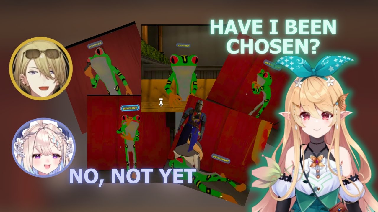 Незабываемые моменты с Пому (Фрогбертом) во время шоу знакомств NijiEn