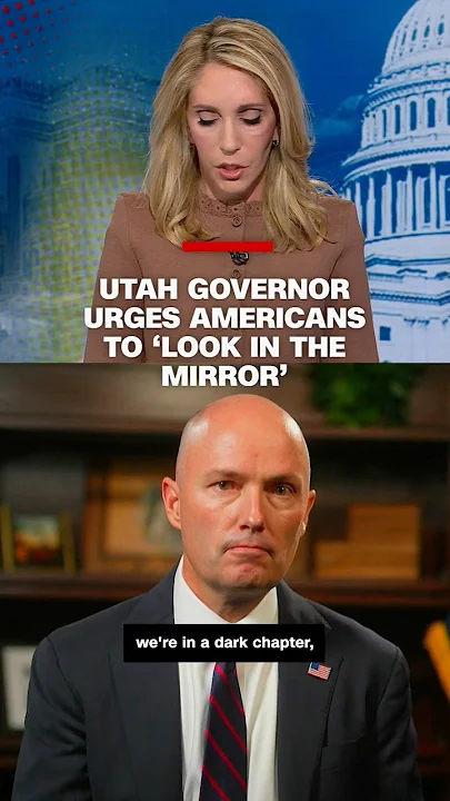 Utah governor urges Americans to ‘look in the mirror’