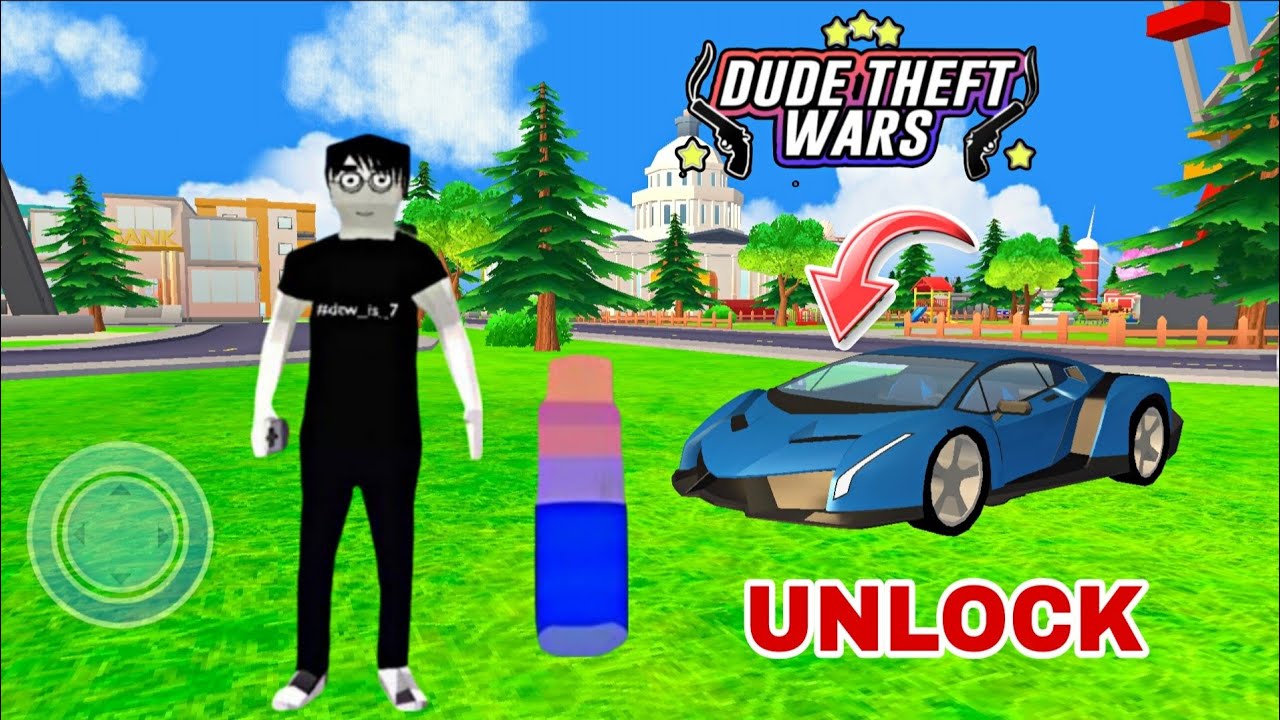 How To Complete 6 Cakes Mission in Dude Theft Wars | Unlock Pxl Racer Car.😱