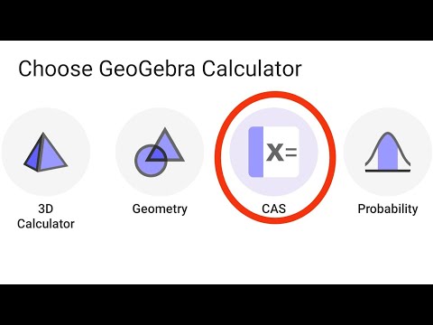 Derivative using CAS View -GeoGebra