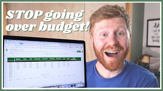 STOP going over budget. Simple budgeting tip to stop over spending.