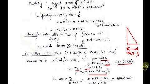 Part 7- Design of Counterfort Retaining Wall- Design of Counterfort- Part2