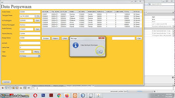 Demo Progran - Sistem Informasi Penyewaan Alat-Alat Outdoor Pada Toko Trekelland Berbasis Java