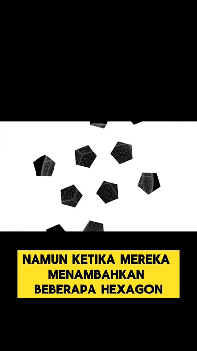 Kenapa pola bola itu pentagon? #animasi #animasi3d #ilmu #bola #ball #pentagon