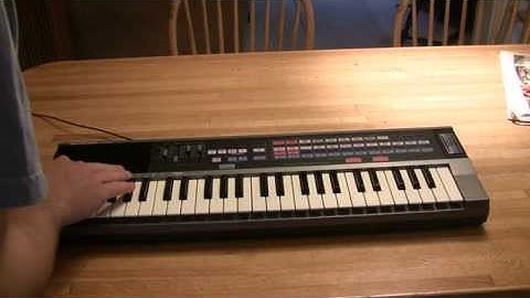 Casio SK-100 Rythm Programming