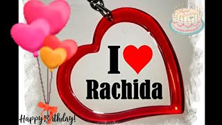 سنة سعيدة خالتي رشيدة           joyeux anniversaire  ma chère  tante rachida