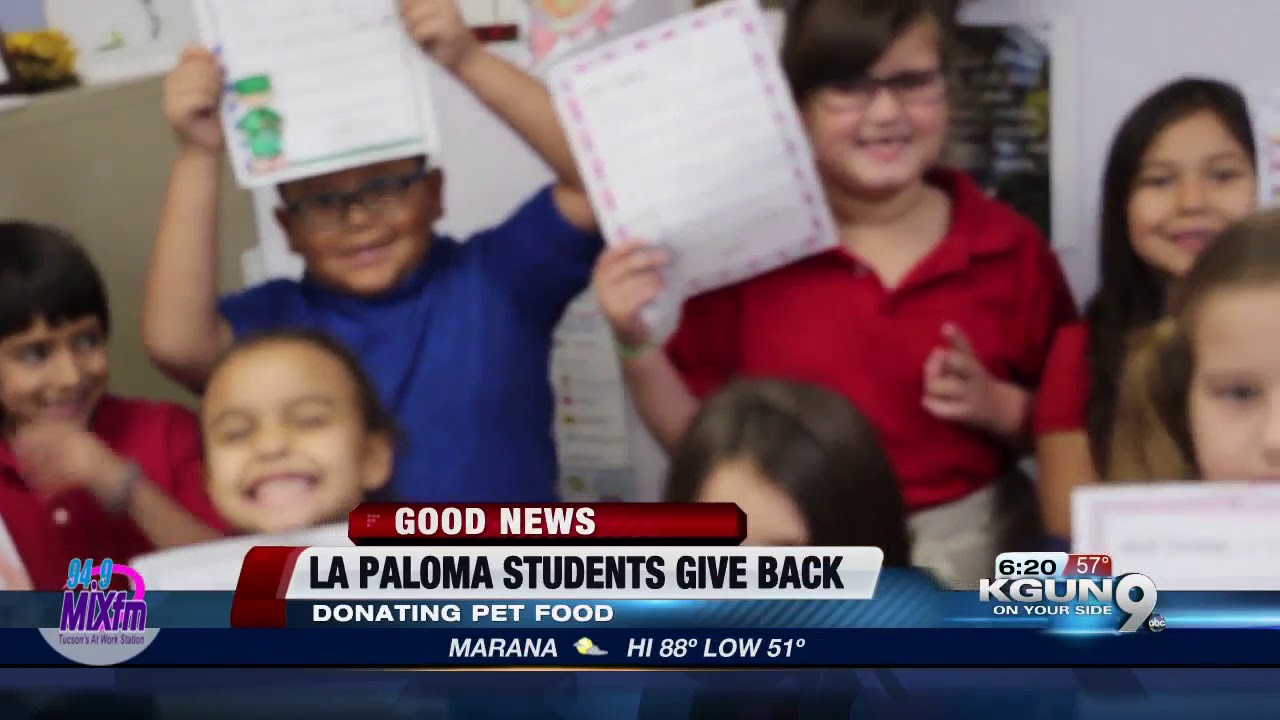 La Paloma students give back