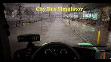 The Bus - Early access gameplay - Dynamic weather | Thrustmaster T300RS | city bus simulator 2022