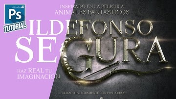 Tutorial Photoshop títulos con texto brillante y personalizado by @ildefonsosegura