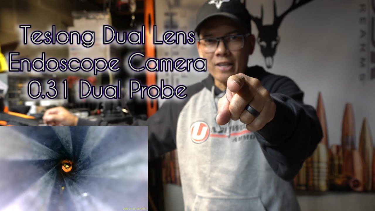 Teslong Dual Lens Endoscope Borescope Camera 0.31" Diameter