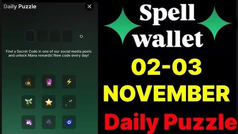 Spell wallet puzzle today 02 & 03 November | spell wallet daily puzzle | #spellwallet #combo |