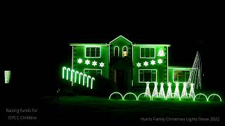 Hunts Christmas Lights Show 2022. Drummer Boy.