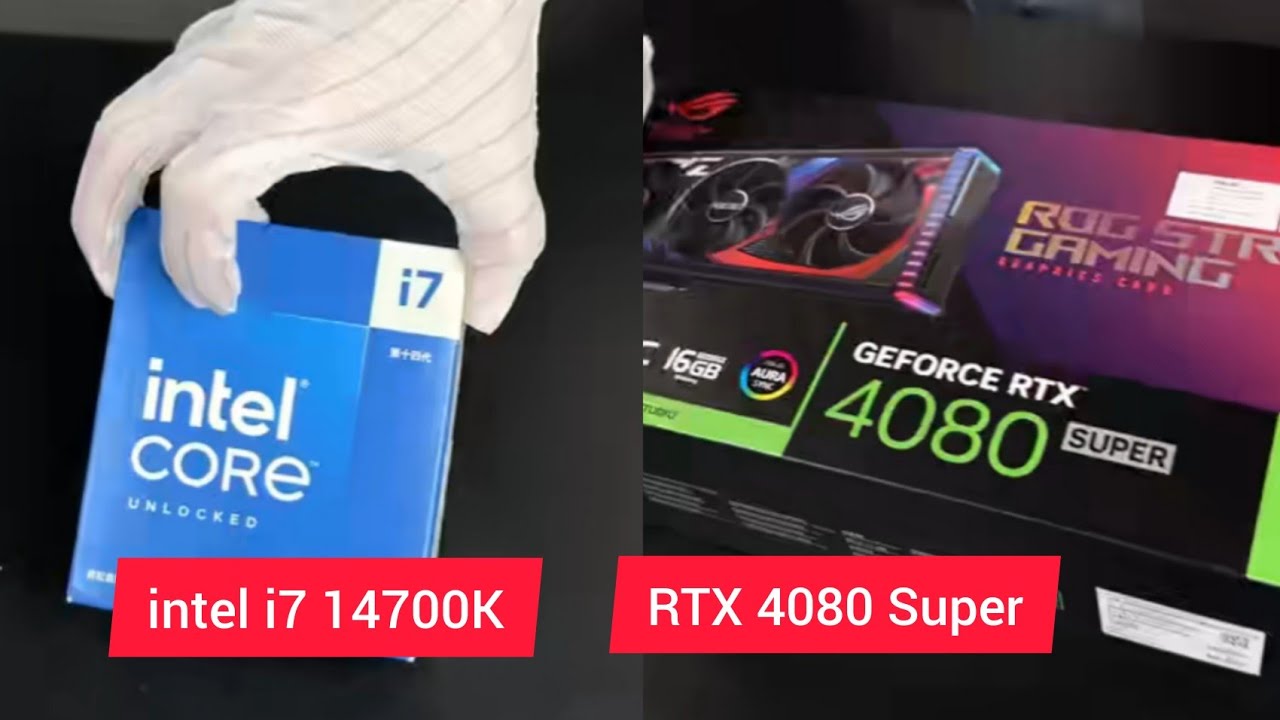 intel i7 14th gen 14700K RTX 4080 Super gaming pc build, i7 14700K 