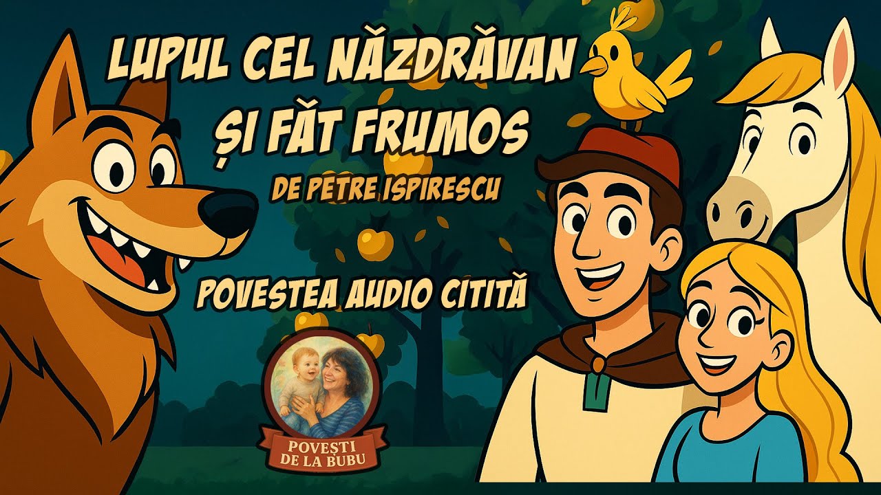 Lupul cel năzdrăvan și Făt Frumos - Petre Ispirescu | Poveste audio citită de bunica Bubu
