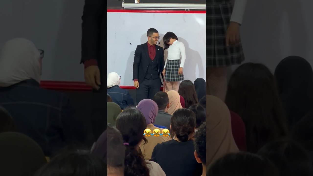 أجمل تلميذة في القسم خافت مني 😳💔