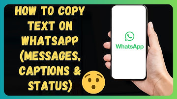 How to Copy Text on WhatsApp (Messages, Captions & Status)