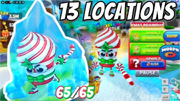 ALL 13 PEPPERMINTINO LATTINI LOCATIONS in [Morph World]