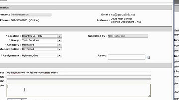 Help Desk End User Ticket Submission