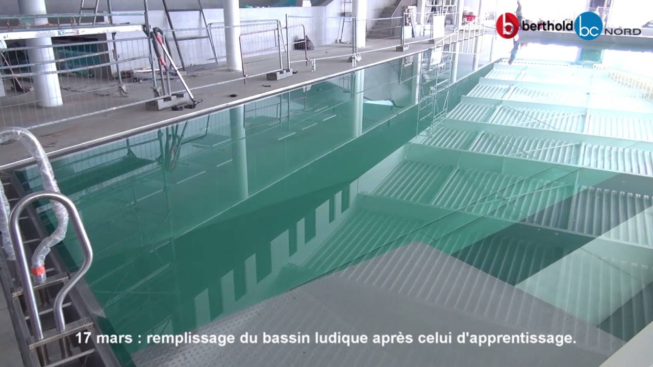 Film suivi de chantier Pôle Aquatique Longwy mars 2021.