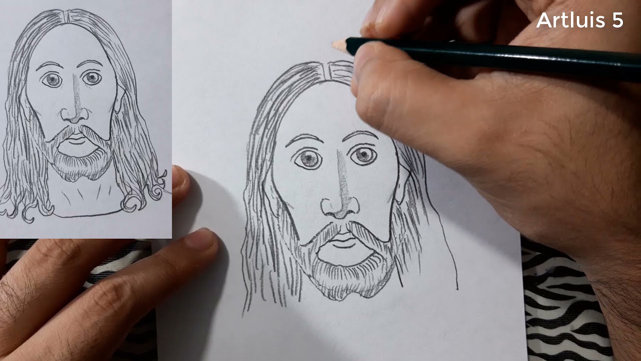 ¿Cómo dibujar a Jesucristo? | How to draw Jesus Christ? - YouTube