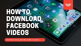 HOW TO DOWNLOAD FACEBOOK VIDEOS WITHOUT ANY APP😍 || FACEBOOK UPDATE || EASY FB DOWNLOADER ||