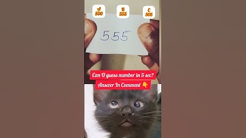 😱 New Challenge 😱 Can U solve in 5 seconds? #shorts #puzzle #challenge #viral #iqtest #quizchallenge