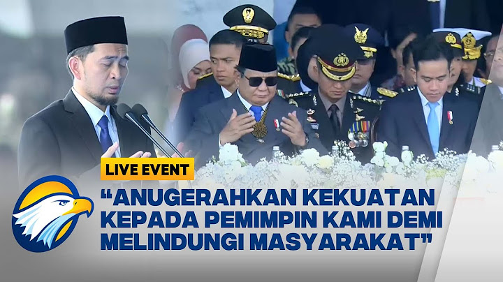 Ustadz Adi Hidayat Bacakan Doa di HUT Bhayangkara ke-79 | Live Event