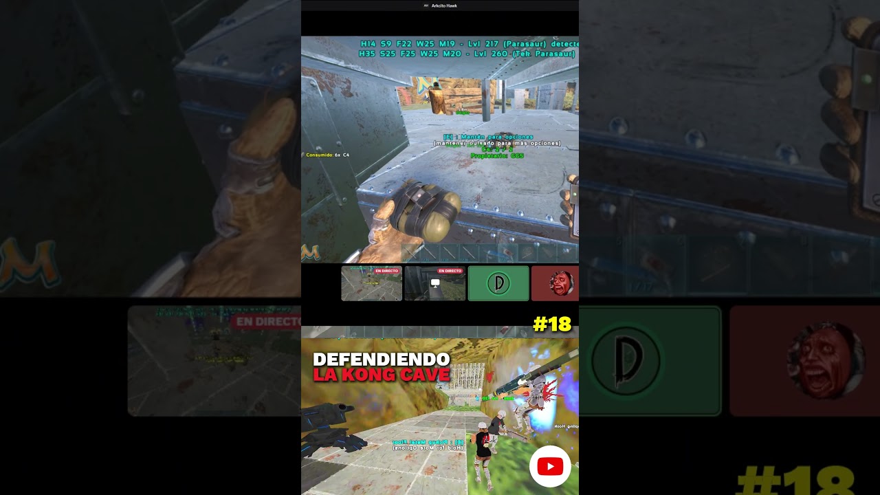 DEFENDEMOS La Kong Cave HASTA LA MUERTE! - Ark Pvp #19