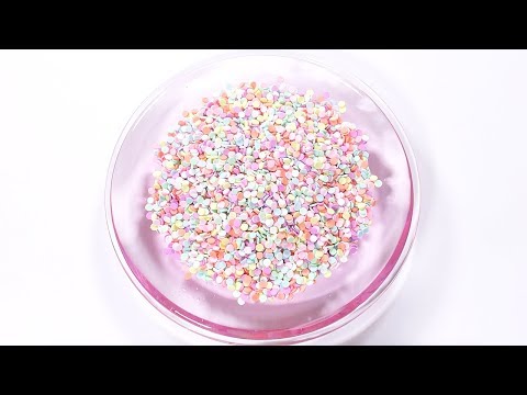 【ASMR】カラフルデコパーツスライム【音フェチ】DECO PARTS SLIME【SlimeTube】