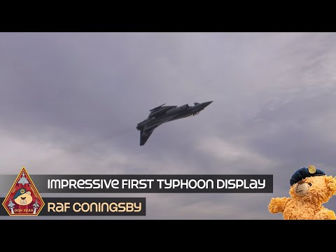 IMPRESSIVE FIRST TYPHOON DISPLAY AT RAF CONINGSBY 