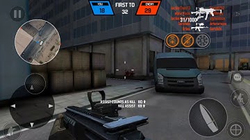 Noob plays Bullet Force Android-Gun Game