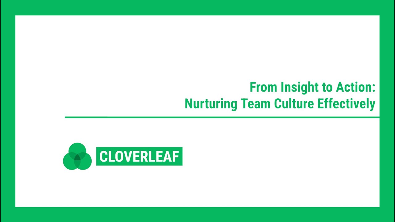 From Insight to Action: Nurturing Team Culture Effectively