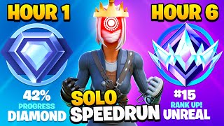 Diamond to UNREAL SOLO Ranked SPEEDRUN in 6 Hours! (Chapter 5 Fortnite) by Brecci 62,510 views 3 months ago 22 minutes