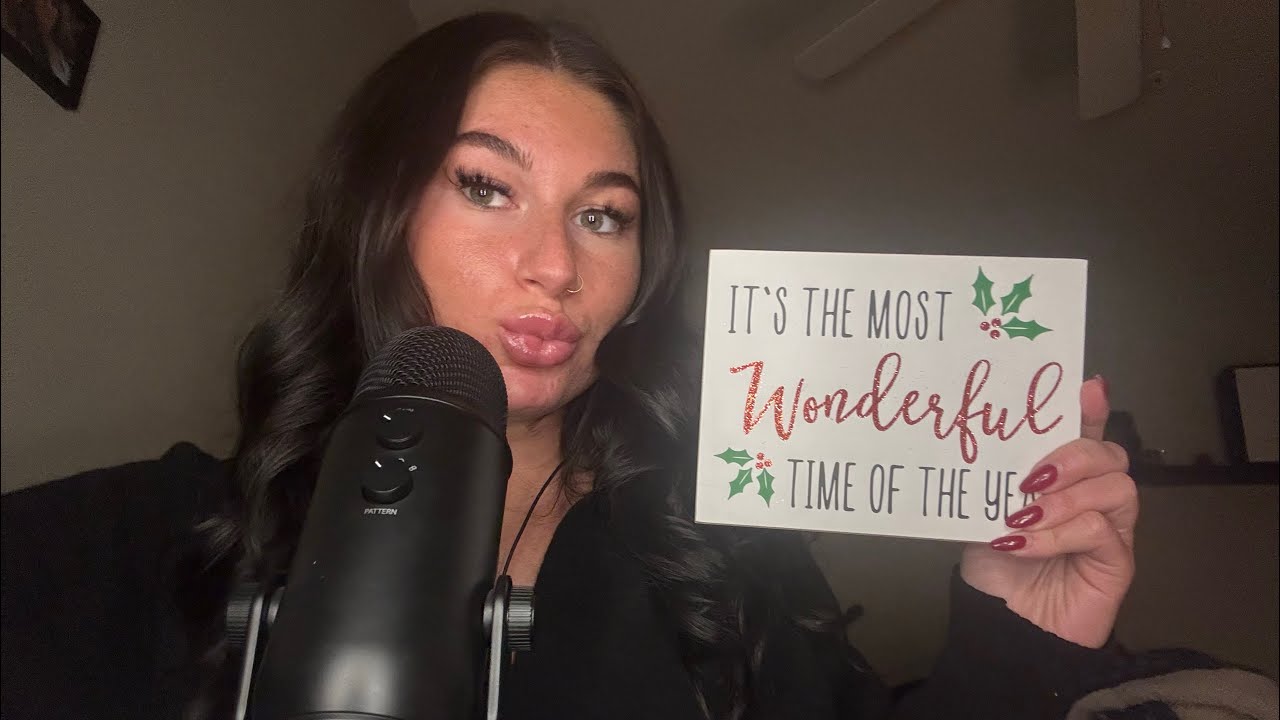 ASMR | Christmas Decor Tour 🎄 (whispered, tapping, tracing