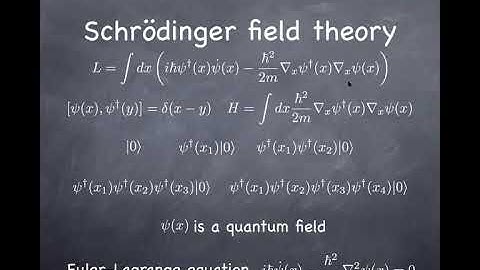 Sep9 Quantum Field Theory vs Quantum Mechanics