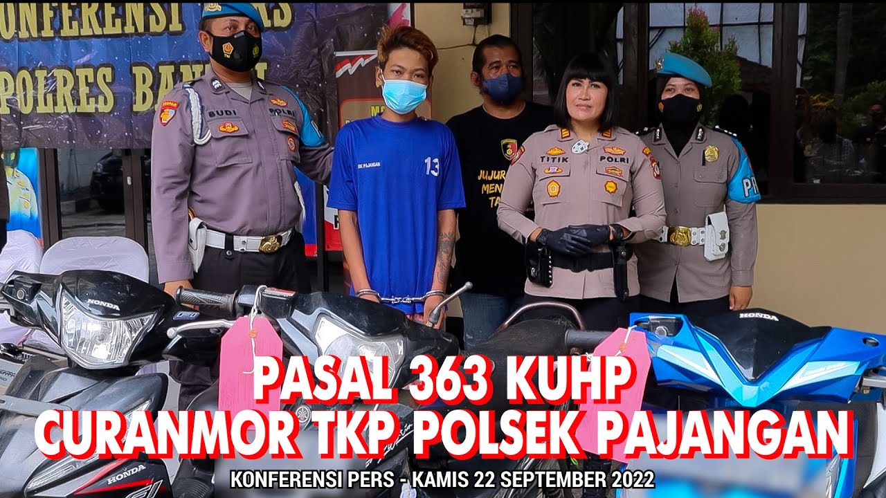 Rilis Polsek Pajangan - Pemuda Ditangkap Gara Gara Jual Hasil Curanmor Di Medsos