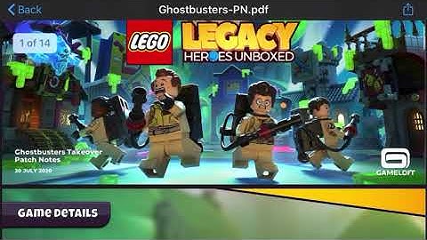 NEW FARM GHOSTBUSTER AGAINST PIRATES AND NINJAGO IN LEGO LEGACY HEROES UNBOXED NEW UPDATE 2020 JULY