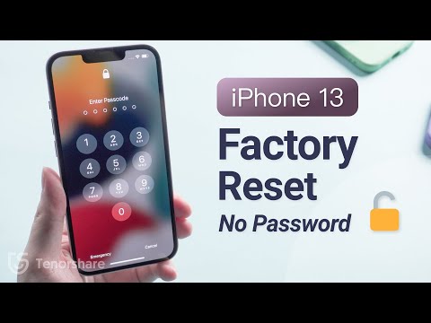 Top 3 Ways to Factory Reset iPhone 13 without Password If Forgot