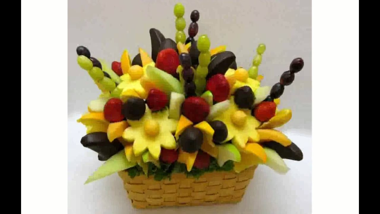 Fruit Flower Bouquets YouTube