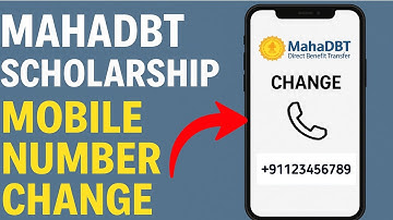 MahaDBT Scholarship Mobile Number change Official Update|| How To Update Mobile number dbt Website