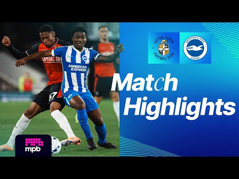 HIGHLIGHTS | Luton v Brighton | Vertu Trophy