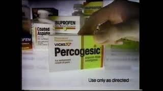 Vicks Percogesic "The Pharmacists First Choice" Commercial (1989)